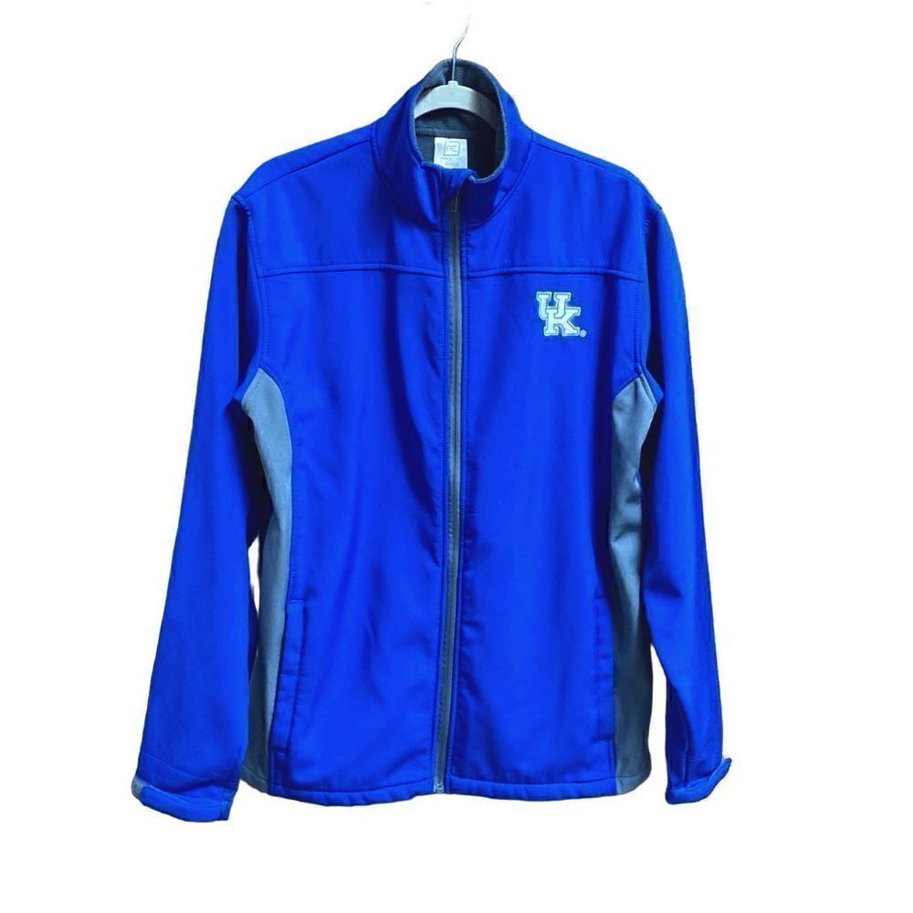 Pro Edge UK Royal Blue Fleece Lined Full-Zip Jacket Size Medium